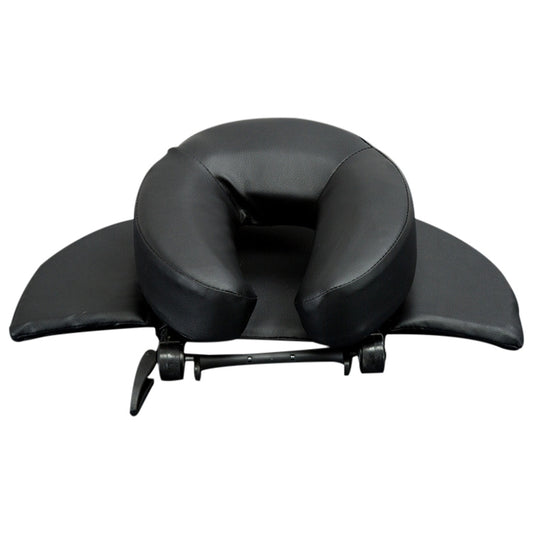 Adjustable Headrest Face Pillow Family Massage Beauty Cradle Rest Pad For Desk(Black Color) by bashfashion