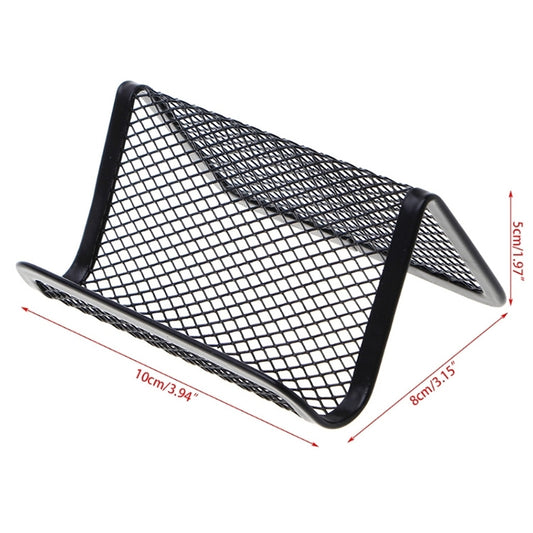 5 PCS Office Convenient Practical Metal Mesh Card Holder by bashfashion