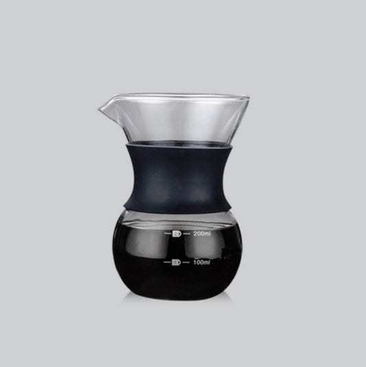 High Temperature Resistant Coffee Maker, Capacity:200ml, Style:Without Strainer by bashfashion