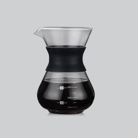 High Temperature Resistant Coffee Maker, Capacity:400ml, Style:Without Strainer by bashfashion