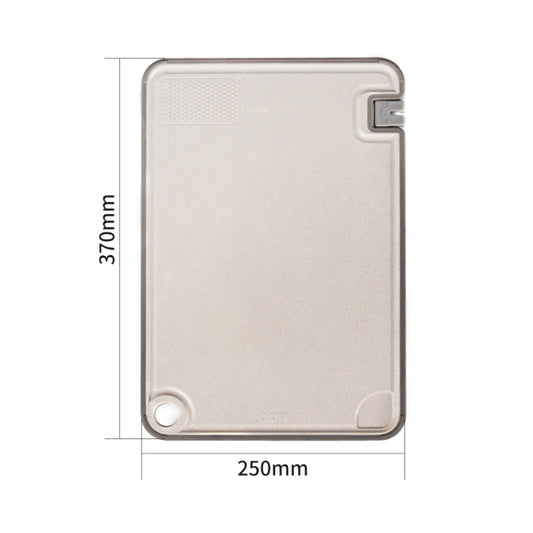 OOU Multifunctional Antibacterial And Mildew Resistant Double-Sided Cutting Board Kitchen Drainable Supplementary Food Cutting Board, Size:Medium(Wheat) by bashfashion