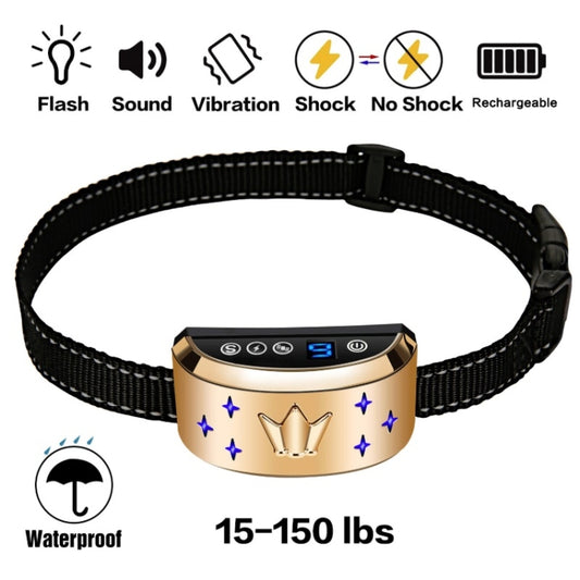 Digital Display Electronic Dog Training Device Pet Training Collar Bark Stop by bashfashion