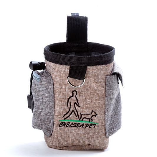 Pet Training Waist Bag Outdoor Multifunctional Snack Bag Pet Supplies(Ginger) by bashfashion