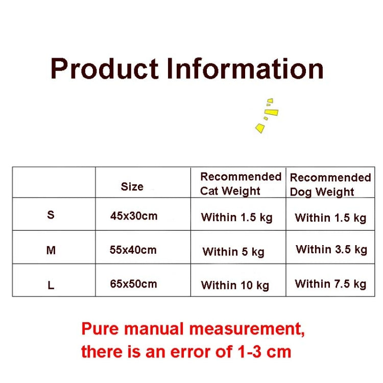 Closed Removable and Washable Cat Litter Sleeping Bag Winter Warm Dog Kennel, Size: L(Yellow Crown) by bashfashion