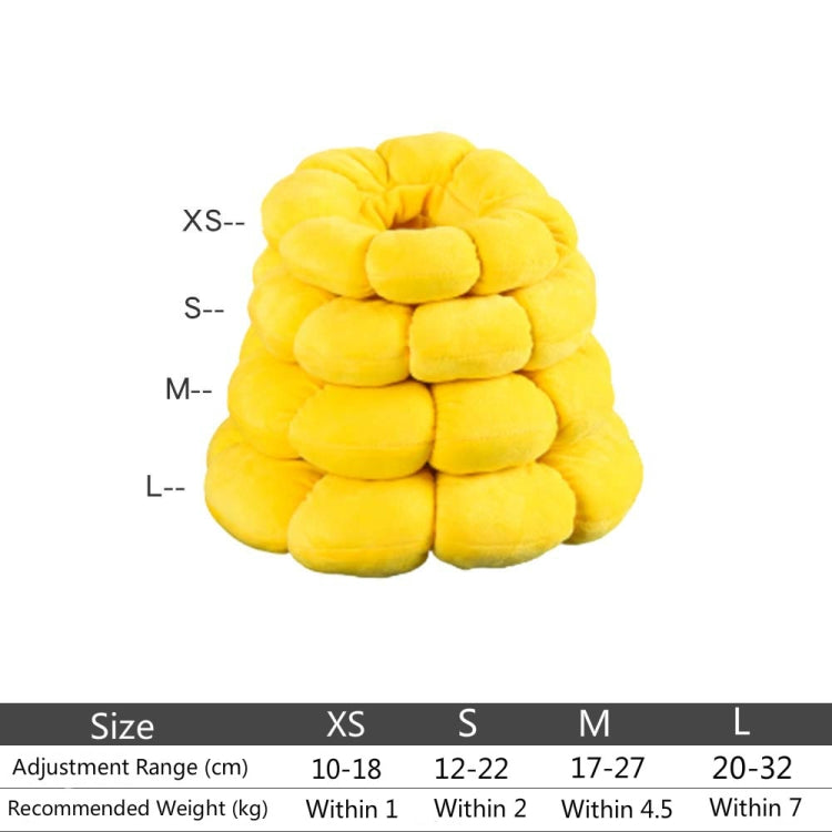 Pet Supplies Cat Headgear Cat Toy Anti-Bite Ring, Specification: XS(Golden Yellow) by bashfashion