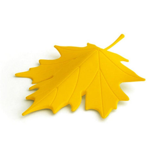 Maple Autumn Leaf Style Home Decor Finger Safety Door Stop Stopper(Yellow) by bashfashion
