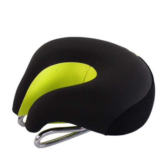 Noseless Bicycle Saddle Mountain Bike Thickened Soft Cushion(Green) by bashfashion