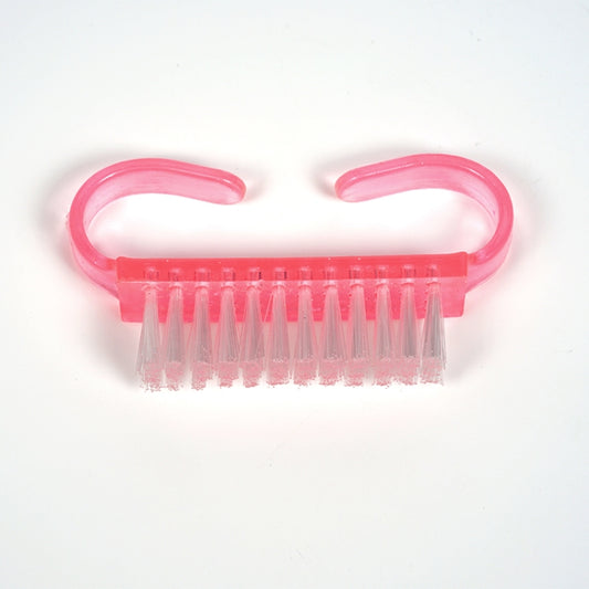 10 PCS Cleaning Brush Tools Nail Art Care Manicure Pedicure Remove Dust Small Angle Clean Brushes(Pink) by bashfashion