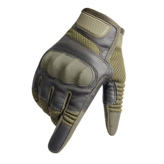 B28 Outdoor Rding Motorcycle Protective Anti-Slip Wear-Resistant Mountaineering Sports Gloves, Size: M(Army Green) by bashfashion