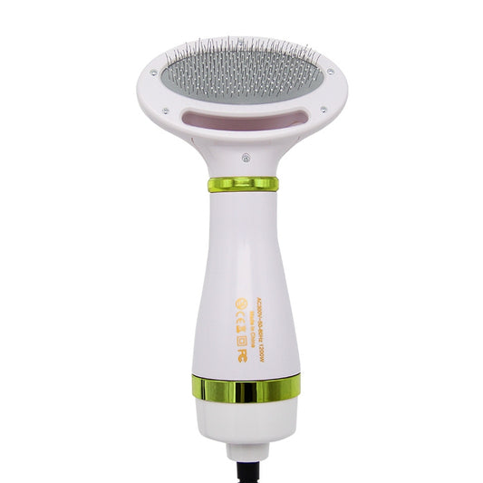 Pet Hair Dryer Cat & Dog Cleaning Electric Comb, Specification:US Plug(Green) by bashfashion