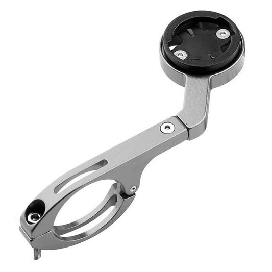 Bicycle Mountain Bike Aluminum Alloy Code Table Stand Universal Code Table Extension Flashlight Bracket(Gray) by bashfashion