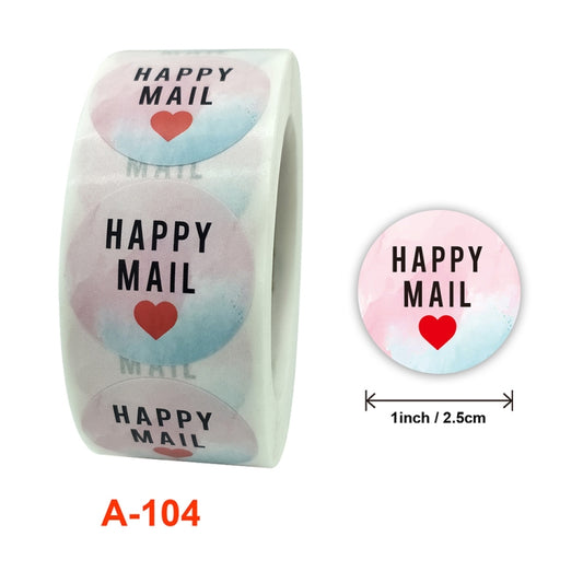 Holiday Decoration Envelope Sealing Sticker Handmade Label, Size: 25 cm/1 inch(A-104) by bashfashion