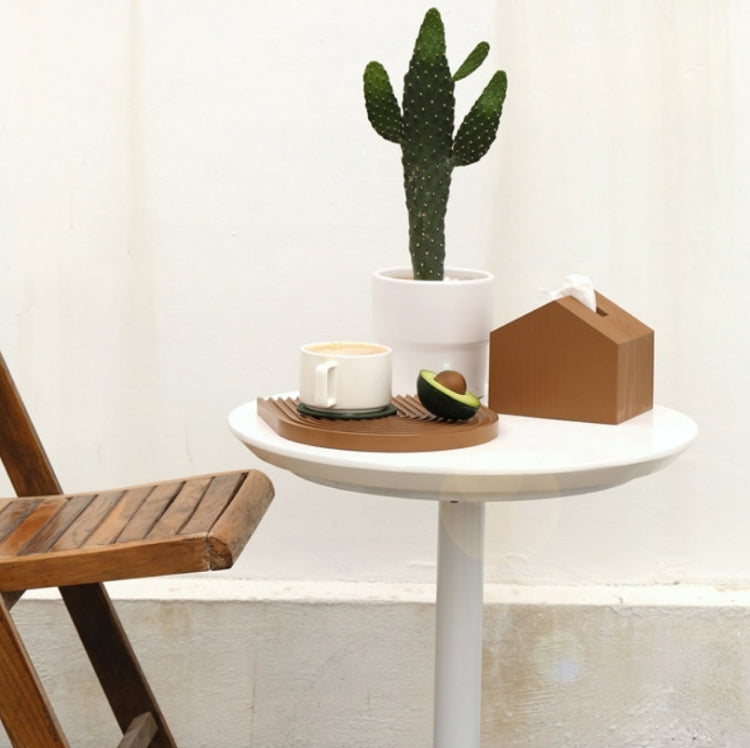 Water Ripple Cutting Board Afternoon Tea Snack Plate Photo Props Small (Dirty Pink) by bashfashion