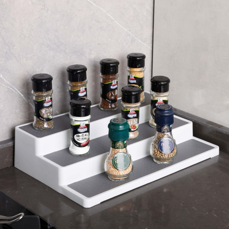 2pcs Three-Layer Stepped Seasoning Storage Rack Home Kitchen Storage Rack by bashfashion