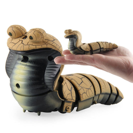 7702 Infrared Remote Control Simulation Cobra Tricky Toy(Gray) by bashfashion
