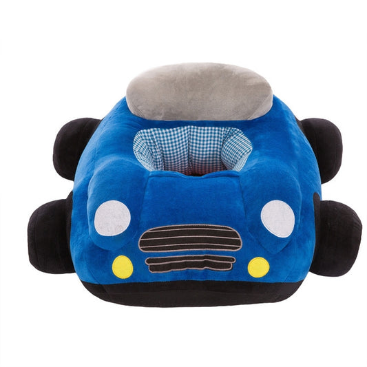 Baby Seats Sofa Cartoon Chair Toys Car Sofa(Blue) by bashfashion