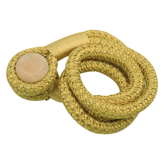 Log Magnetic Buckle Strap Magnetic Curtain Buckle(Yellow) by bashfashion