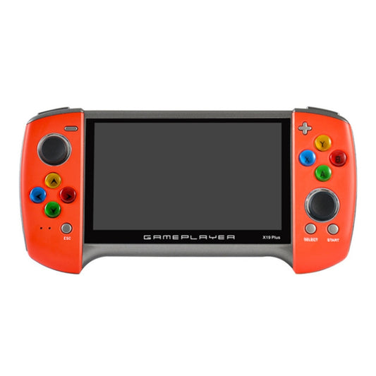 X19 Plus 5.1 inch Screen Handheld Game Console 8G Memory Support TF Card Expansion & AV Output(Red) by bashfashion