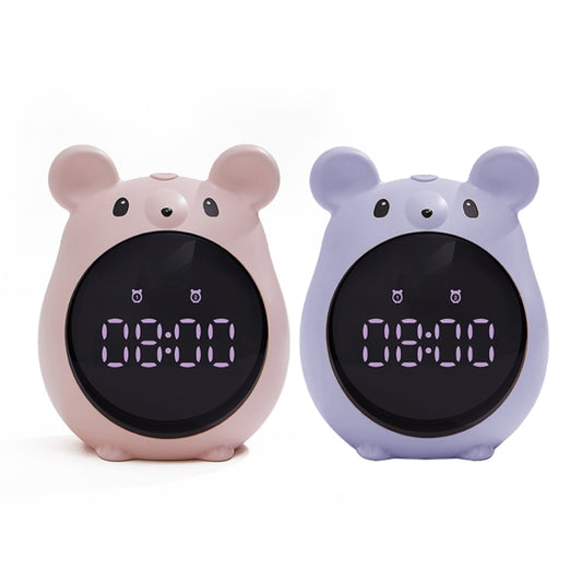 Elf Mouse Alarm Clock Countdown Learning Time Management Student And Child Cartoon Clock(Blue) by bashfashion