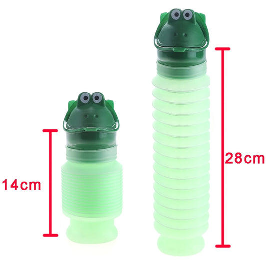 Portable Child Adult Car Outdoor Emergency Urinal(Green Frog) by bashfashion