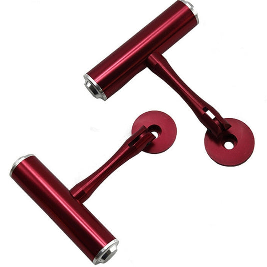 Road Bike T-Handle Mountain Bike Aluminum Alloy Extension Frame Lamp Clip Fixing Seat Extension Frame(Red) by bashfashion