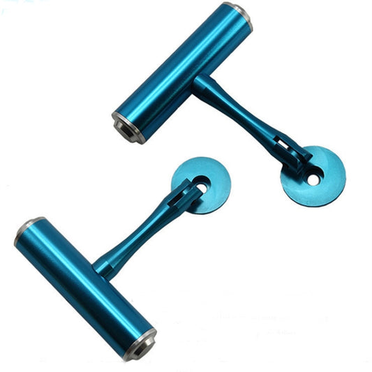 Road Bike T-Handle Mountain Bike Aluminum Alloy Extension Frame Lamp Clip Fixing Seat Extension Frame(Blue) by bashfashion