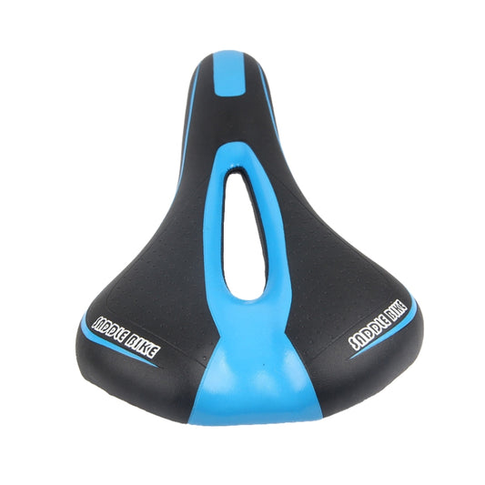 Mountain Bike Saddle Road Bike Folding Car Seat Cushion Cycling Equipment, Colour: Black Blue(No Standard) by bashfashion