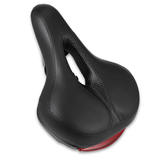 Bicycle Cushion With Lamp Bicycle Saddle Mountain Bike Saddle(Black) by bashfashion