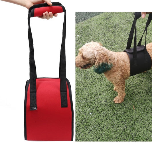 HCPET F1905 Disabled Dogs Assistive Belts Elderly Dogs Walking Assisted Leashes Pet Supplies, Size: M(Red) by bashfashion