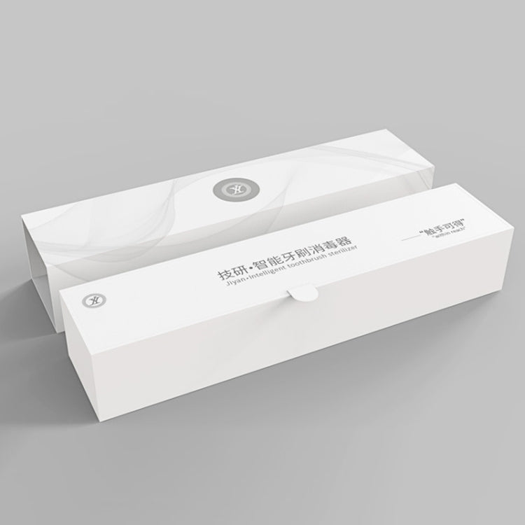 YZZ-XX01 Intelligent Sensor Toothbrush Sterilizer Automatically Turns On UVC Ultraviolet Sterilization Toothbrush Sterilization Box(White) by bashfashion