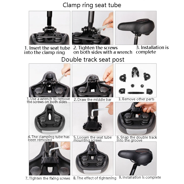 Bicycle Riding Seat Silicone Bicycle Seat Bicycle Saddle(Blue) by bashfashion