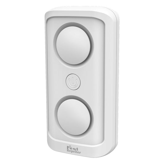 BG302 Dual-Speaker Intelligent Frequency Conversion Mosquito Repellent Ultrasonic Insect Repellent, Product specifications: US Plug 110V(White) by bashfashion