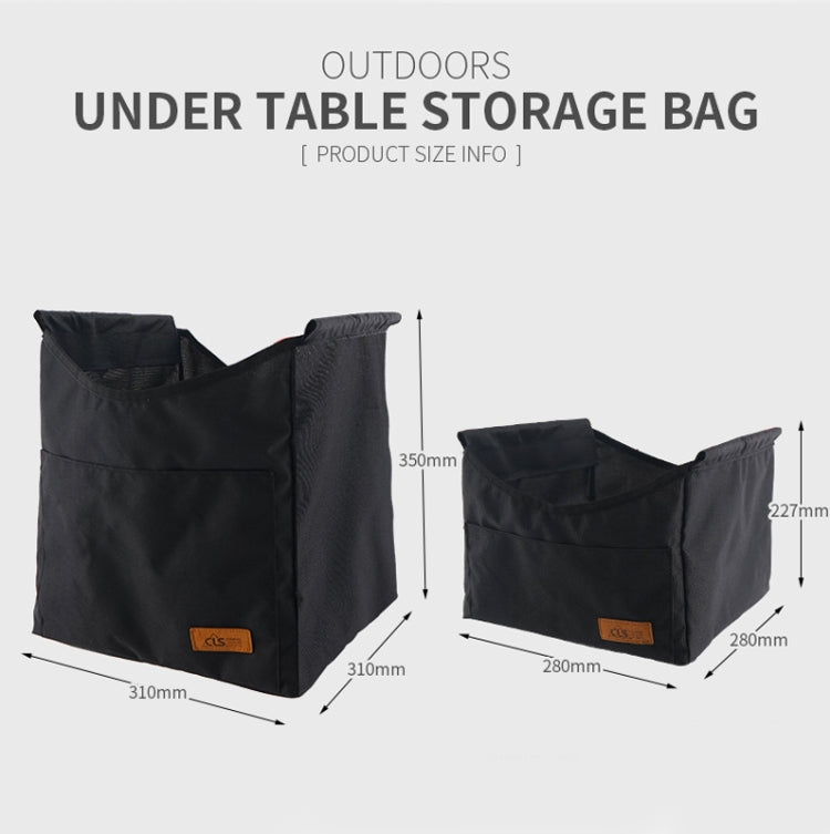 CLS Outdoor Folding Picnic Table Storage Hanging Bag Portable Invisible Pocket Storage Hanging Pocket,Style: Large Pocket by bashfashion