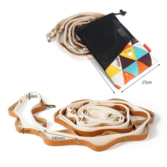 Outdoor PU Lanyard Camping Sundries Storage Rope Tent Binding Chain by bashfashion