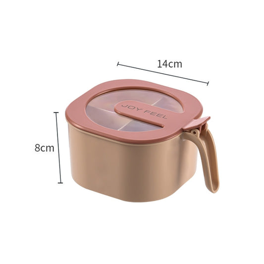 Kitchen Transparent Visible Seasoning Jar Household Seasoning Bottle Set(Pink) by bashfashion