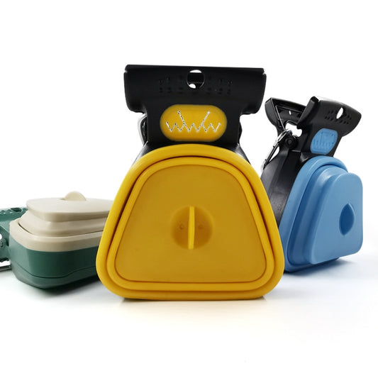 DT Portable Toilet Picker For Pets Outing Folding Clip Collector, Size: 18x14.5x5cm(Blue) by bashfashion