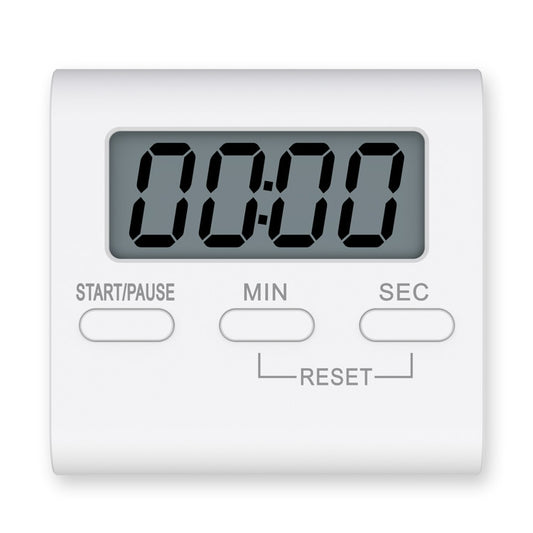 Kitchen Baking Timer Student Learning Reminder Timer(White) by bashfashion