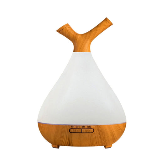 YCTA-008 Household Mute Small Wood Grain Colorful Light Aroma Diffuser Night Tree Air Humidifier, Product specifications: US Plug(Light Wood Grain) by bashfashion