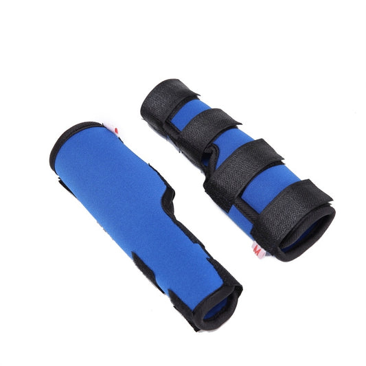 Pet Knee Pads Dog Leg Guards Pet Protective Gear Surgery Injury Sheath, Size: S(HJ03 Classic Blue) by bashfashion