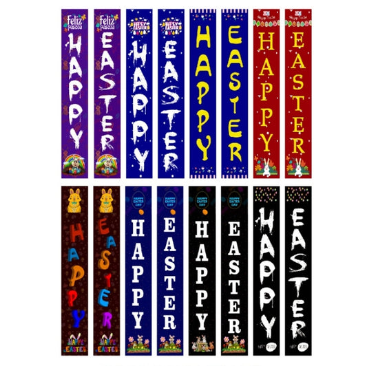 30x180cm Easter Door Curtain Hanging Flag Decoration Holiday Party Banner(ss8341-fhjdl-7) by bashfashion