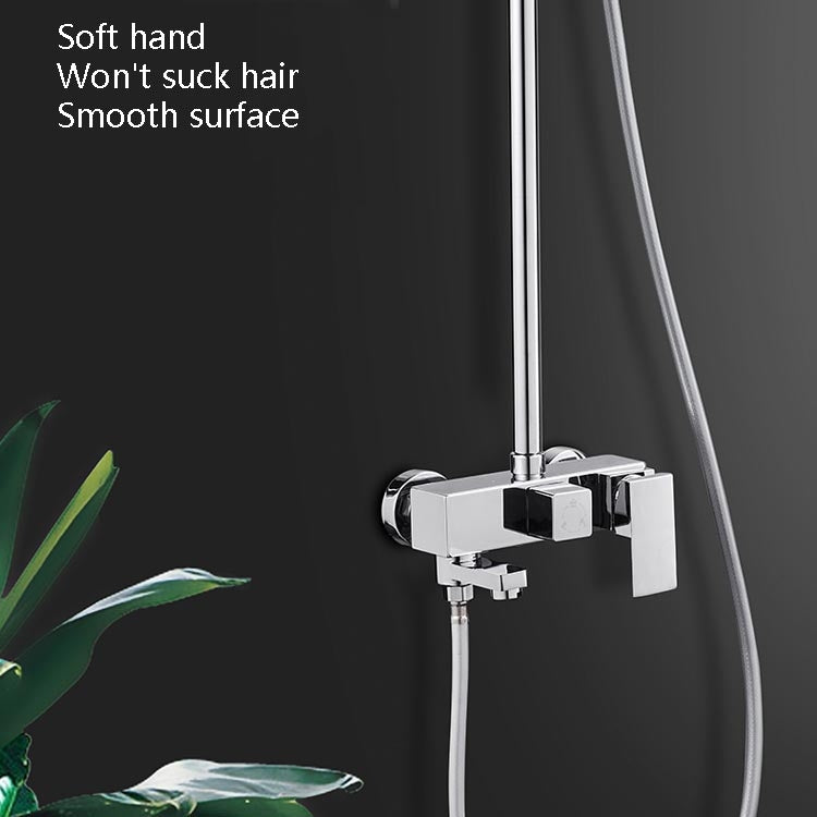 Shower Hose Water Heater Rain Shower Bathroom Stainless Steel Shower PVC Nozzle Hose, Specification: 2m Gold by bashfashion