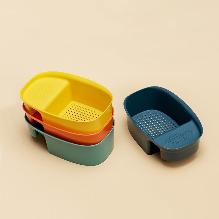 2 PCS Saddle Food Waste Drain Basket(Quiet Blue) by bashfashion