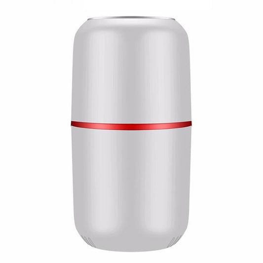 Electric Small Grinder Household Seasoning Miscellaneous Grains Chinese Medicine Coffee Grinder 220V EU Plug (White) by bashfashion