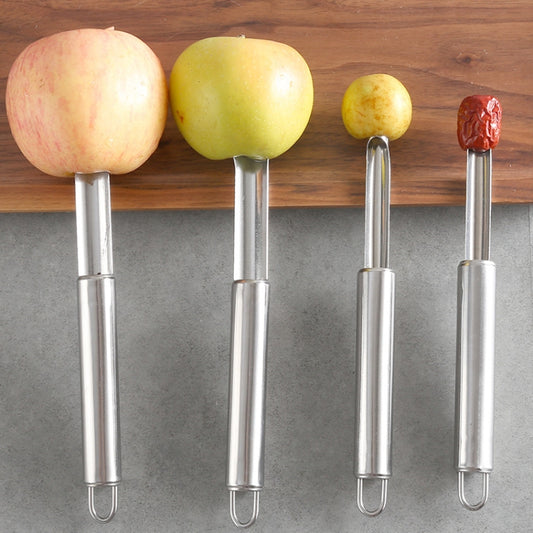3 PCS Kitchen Stainless Steel Thickened Hawthorn And Red Dates Corer, Specification: 1.4cm by bashfashion