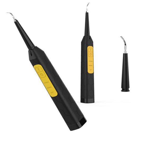 JYQ-023 Oral Tooth Cleaning and Care Tool Household Electric Dental Instrument for Removing Yellow Teeth and Tobacco Stains(Black) by bashfashion