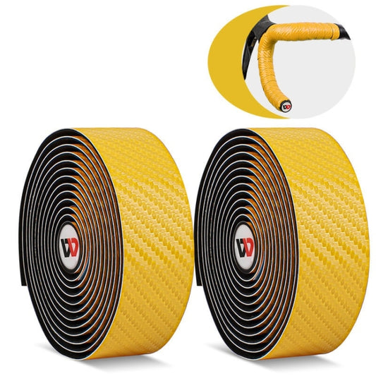WEST BIKING Bicycle Breathable Non-Slip Handlebar Strap(Yellow) by WEST BIKING