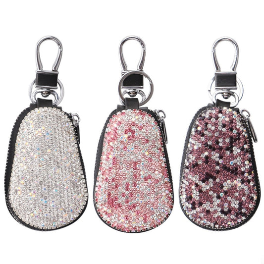 Diamond Car Gourd Key Case Car Key Case(Purple Diamond) by bashfashion