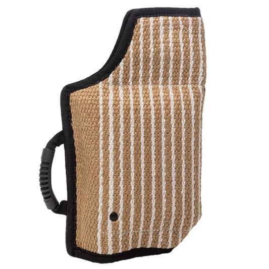 Dog Training Black-Edged Rough-Grained Jute Fluttering Sleeves Protector by bashfashion