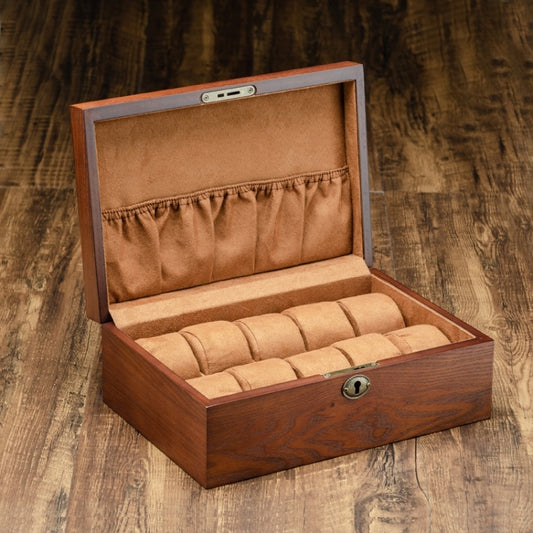 10 Epitope Wooden Watch Box Jewelry Watch Collection Display Storage Box by bashfashion