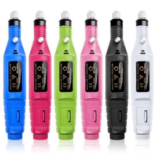 Mini Electrical Nail Grinding Machine USB Portable Electrical Grinder Set(USB Green) by bashfashion